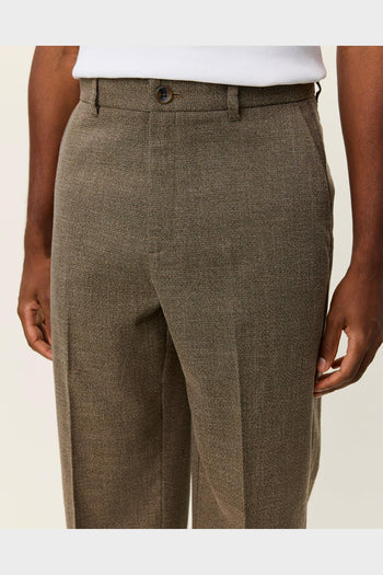 Pantaloni Randall Melange Suit Teak Brown - 3