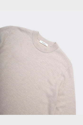 Maglione Relaxed Tray Merino Brushed Oatmeal - 2