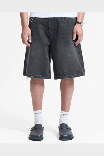 Jorts Studded Nero - 4