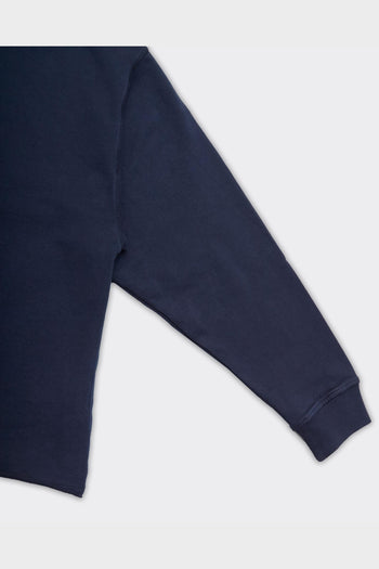 Felpa Studio Crop Blu - 3