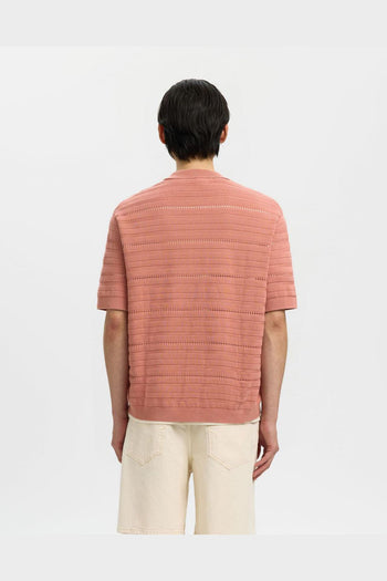 Polo Cardigan Knit Palle Rose Dawn - 3