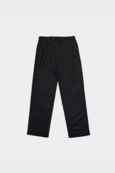 Pantalone Adam Pleat Loose Nero