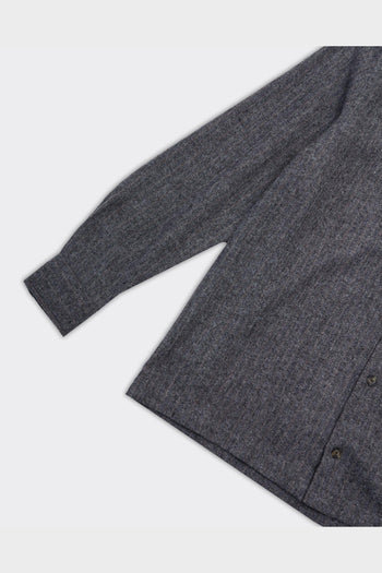 Overshirt Sacastor Grey Herringbone - 5