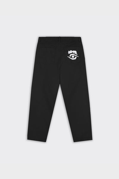 Pantalone Back Pocket Graphic Nero