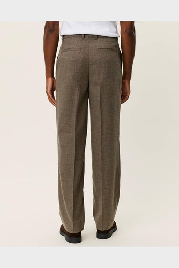 Pantaloni Randall Melange Suit Teak Brown - 4