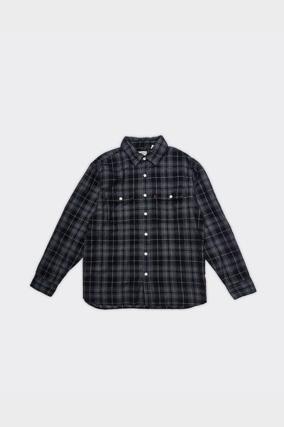 Camicia Jackson Worker Plaid Vintage Nera