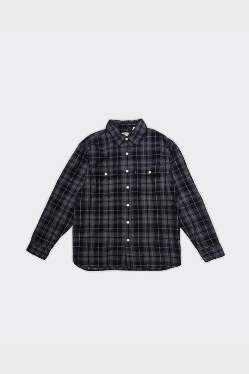 Camicia Jackson Worker Plaid Vintage Nera
