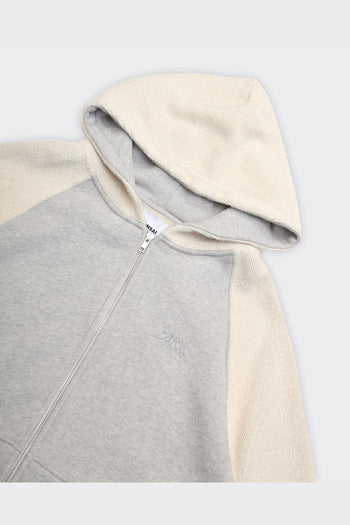 Reverse Full Zip Grey Melange - 2