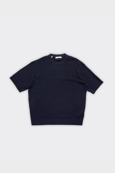T-Shirt Mattis Plaited Relaxed Sky Captain