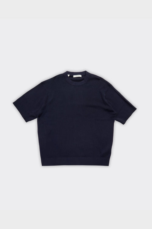 T-Shirt Mattis Plaited Relaxed Sky Captain
