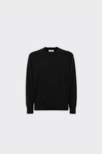 Pullover In Cotone Nero