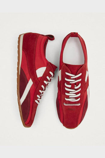 Sneakers Tb.304 Nylon/ Leather Red - 2