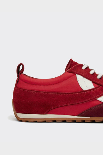 Sneakers Tb.304 Nylon/ Leather Red - 3