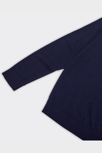 Pullover Tray Knit Merino Blu Navy - 3