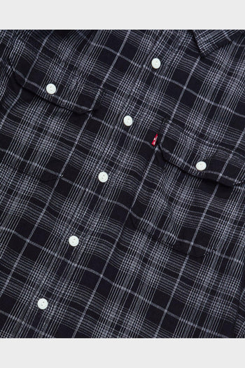 Camicia Jackson Worker Plaid Vintage Nera - 3