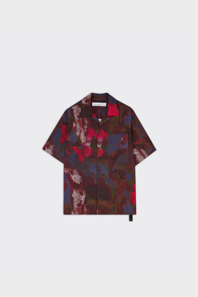 Camicia SS Boxy Aop Bloom