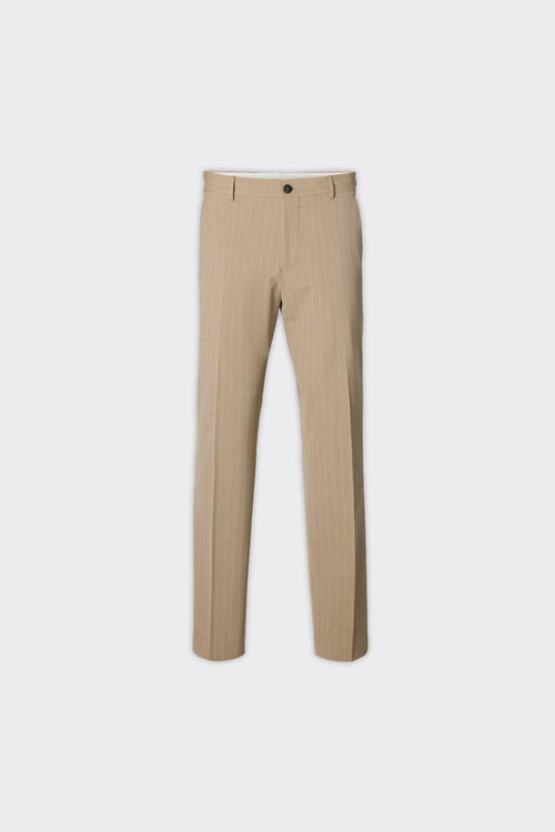 Pantalone Liam Slim Flex Pinstriped Sand