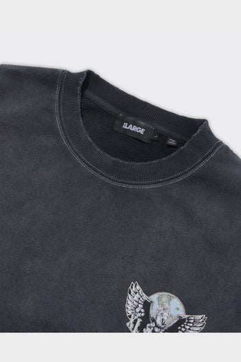 Crewneck Eagle Wings To The World Washed Nera - 6