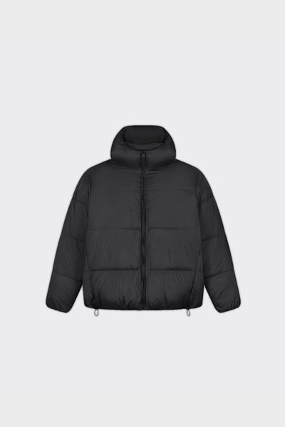 Giacca Cropped Puffer Nera