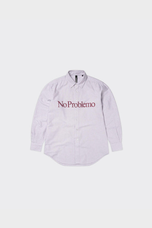 Camicia Stripe Oxford Rossa