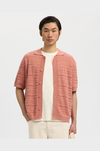 Polo Cardigan Knit Palle Rose Dawn - 2