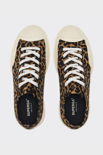 Sneakers 2432 Works Leopard Calfhair Leopard Print/Off White - 3