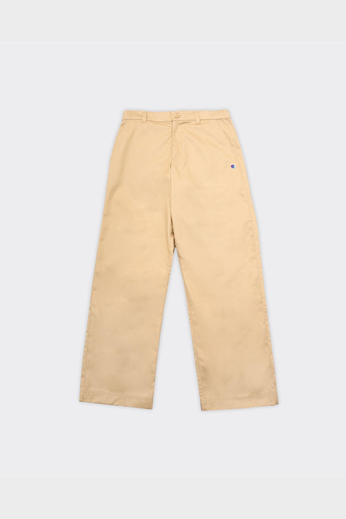 Pantalone Straight Hem Beige