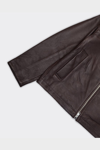 Giacca in Pelle Noah Blouson Demitasse - 4