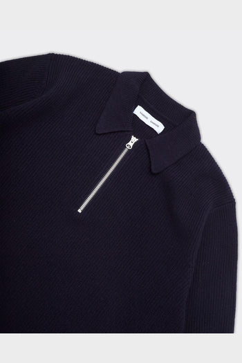Polo Saiksaks Half Zip Knit Blu - 2