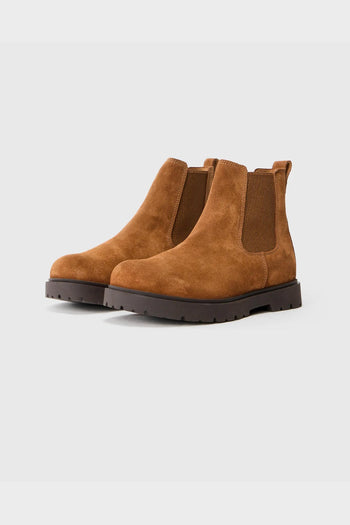 Stivale Highwood Slip On Suede Leather Dark Tea - 3