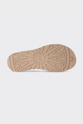 Sandal W Goldengaze Embossed Ankle Wrap Mustard Seed - 6
