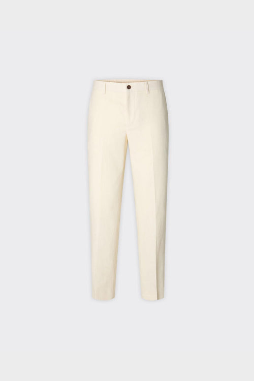 Pantalone Rafa Linen Blend Egret