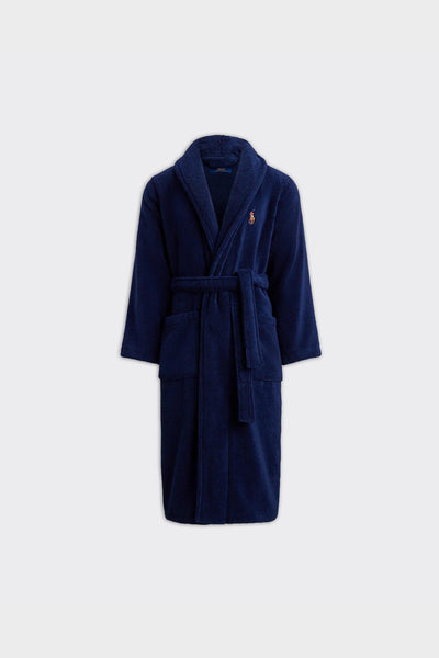 Accappatoio Cotton Terry Long Newport Navy