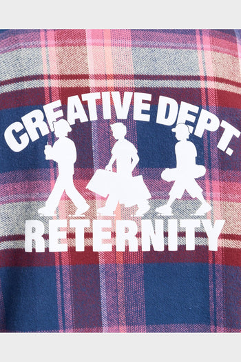 Camicia Dept Creative Dept Logo Rossa/Viola - 2