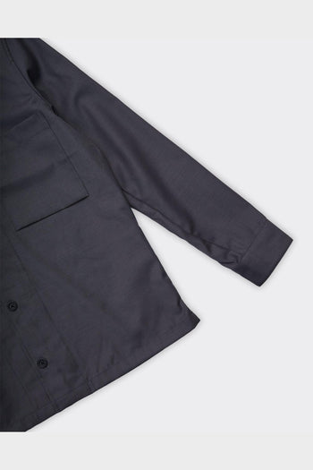 Overshirt Sadamon Black Oyster - 4