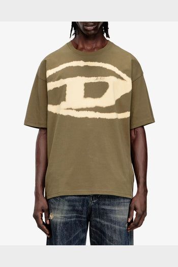 T-Shirt T-Boxt Bleach Olive/Green - 2