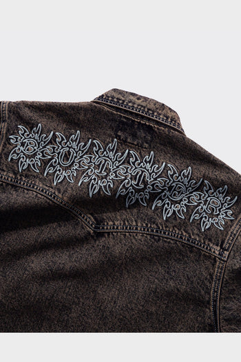 Giacca Bronco Denim Tinted Brown - 2