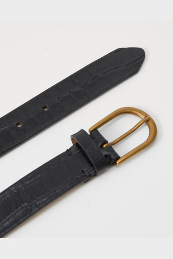 Cintura Calle Leather Nera - 2