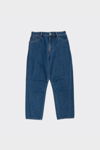 Jeans 3D Painted Seagull Denim Indigo - 2