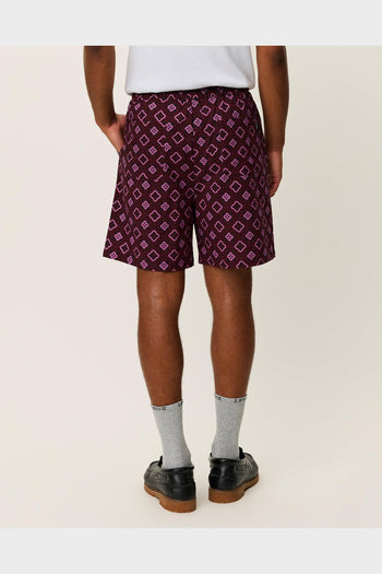 Shorts Harry Arabesque Aop Red Dahlia - 3
