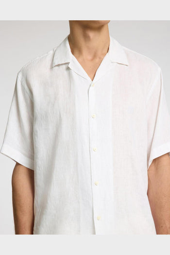 Camicia Ss Kylian Resort Linen Bianca - 2