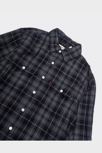 Camicia Jackson Worker Plaid Vintage Nera - 2