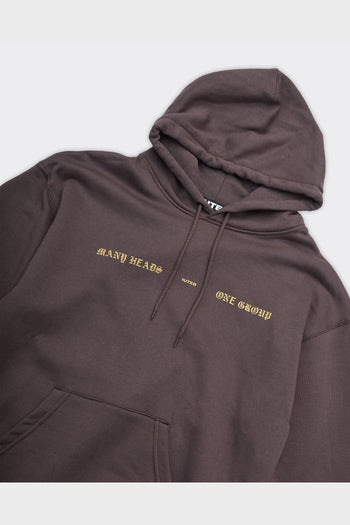 Felpa Con Cappuccio Mythis Marrone - 2