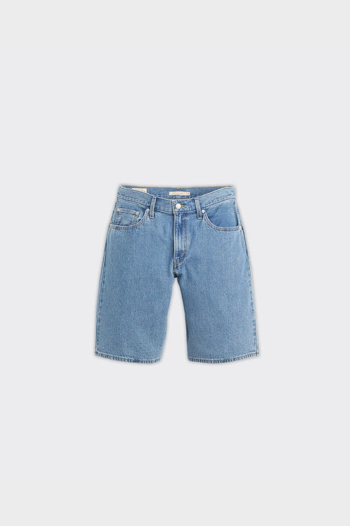 Shorts Baggy Dad Denim Blu