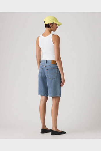 Shorts Baggy Dad Denim Blu - 3