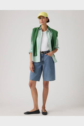 Shorts Baggy Dad Denim Blu - 5