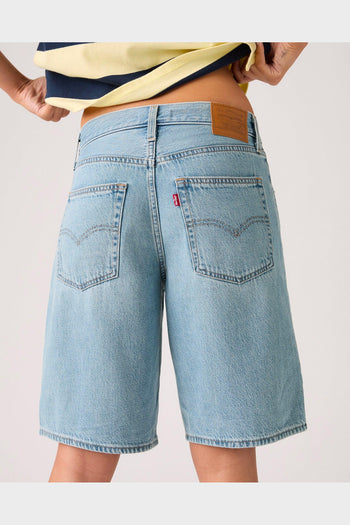 Shorts Baggy Dad Med Indigo - 2