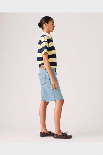 Shorts Baggy Dad Med Indigo - 5