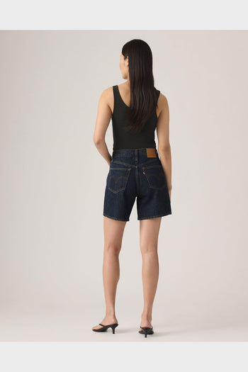 Shorts High Baggy Dark Indigo - 3