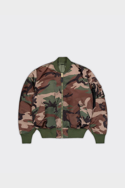 Bomber MA-1 Ultra Violet Flight Primaloft Wdl Camo 65
